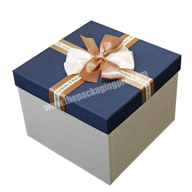 wholesale luxury platform wedding card gift box