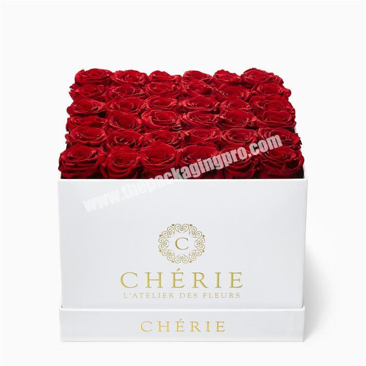 wholesale preserved flower rose packaging box
