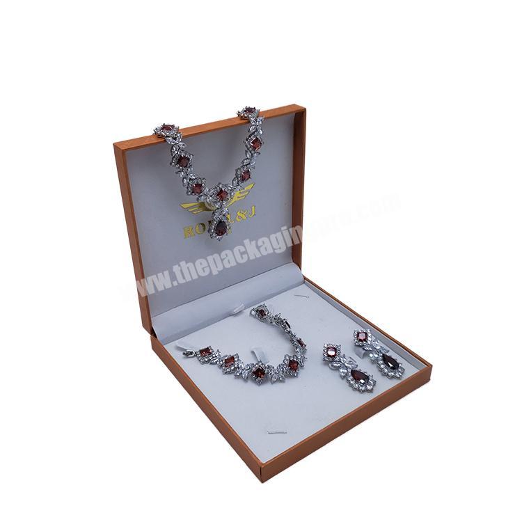 wholesale set pu leather pearl jewelry gift box