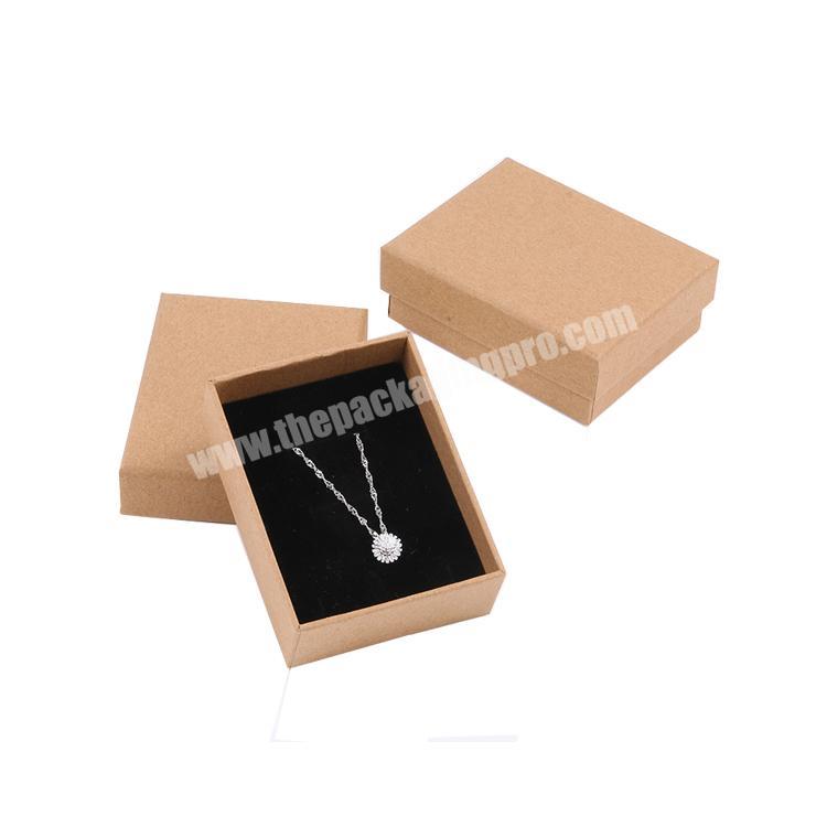 wholesale square jewelry gift box kraft