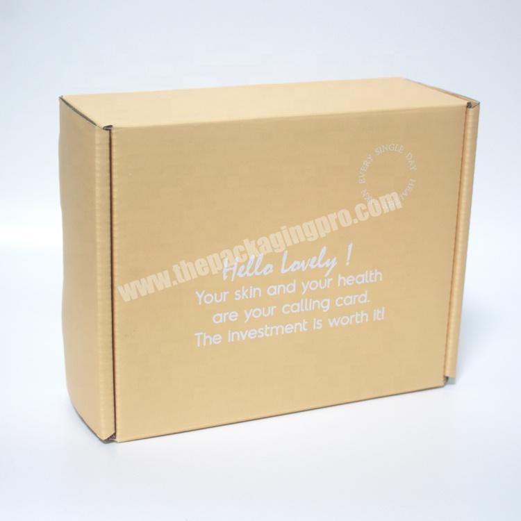 Amazon Durable E-Commerce E-flute Corrugated Cardboard Box Custom Packaging Recycled Box Easy Folding Mailer Shipping Boxes
