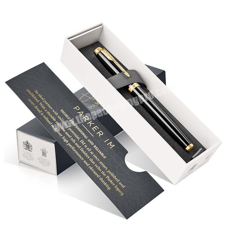 Custom Paper Box Packaging For Pen With Foam