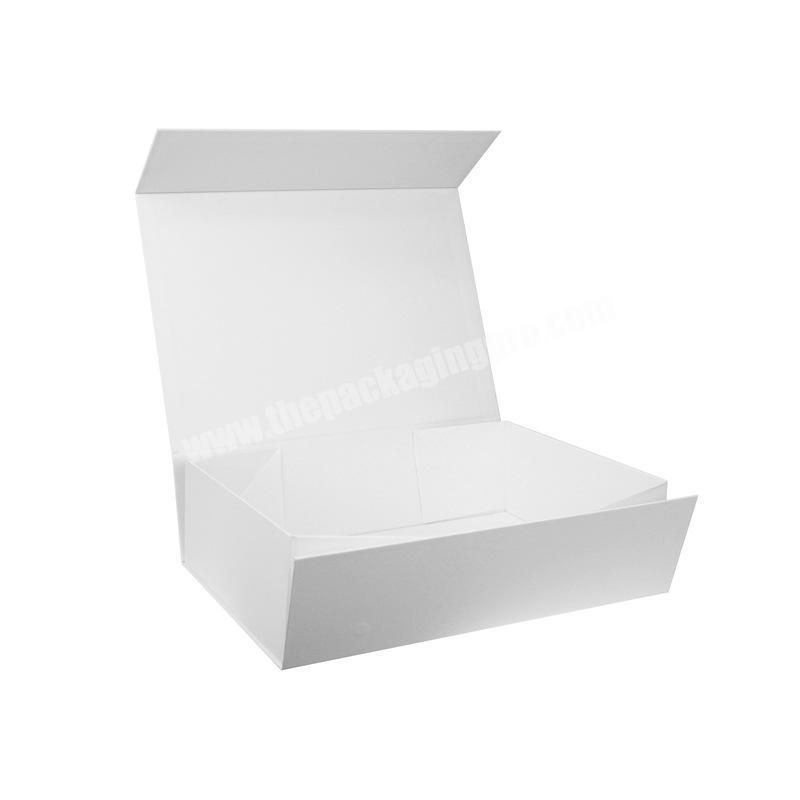 Brand printing custom folding paper flat pack box pp folding box folding gift boxes with magnetic lid