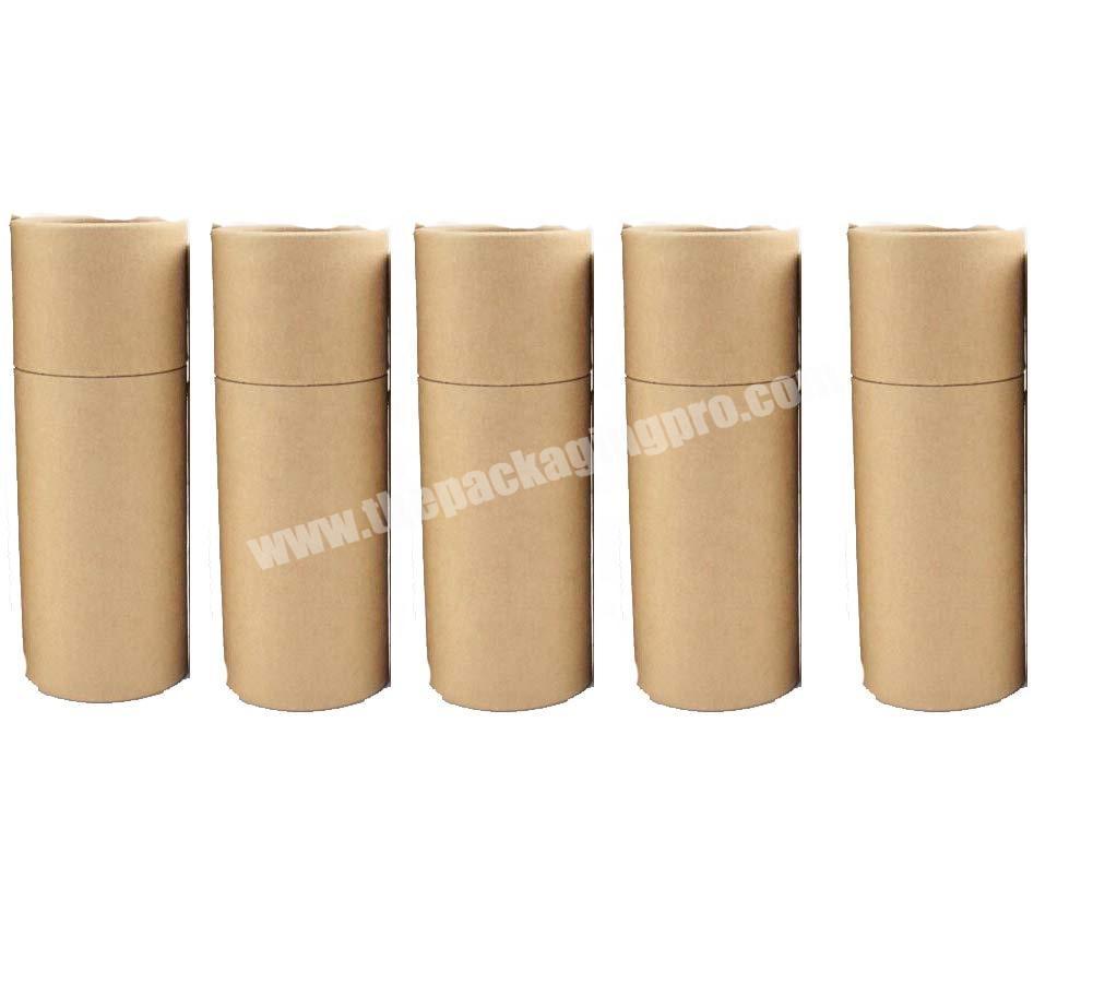 Cosmetic essential oil packaging 10ml 15ml 20ml 30ml 50ml recycled kraft cardboard tube packaging manufacturer
