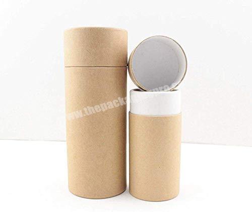 personalize Cosmetic essential oil packaging 10ml 15ml 20ml 30ml 50ml recycled kraft cardboard tube packaging