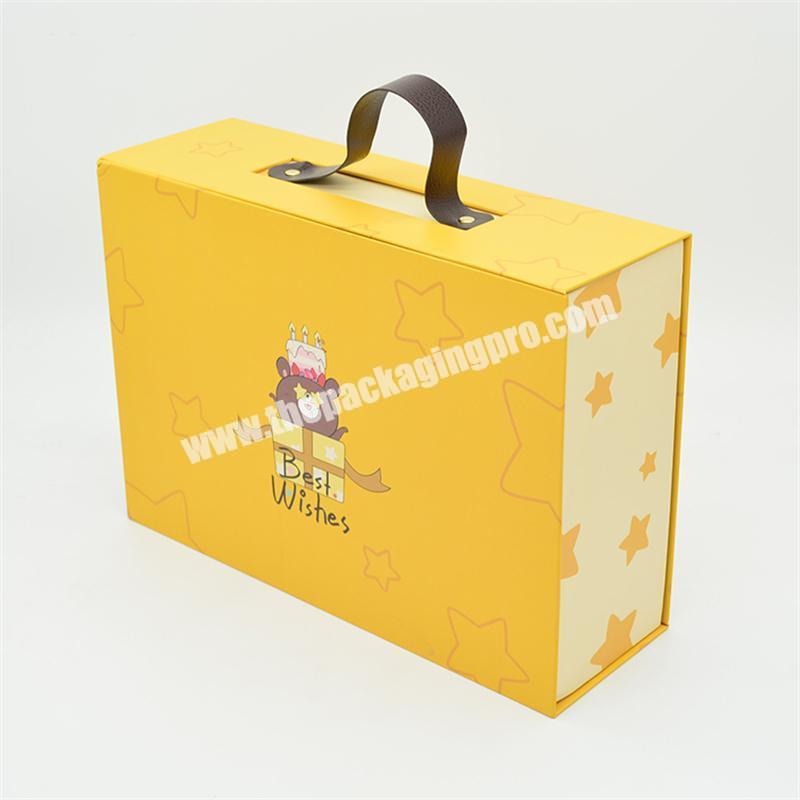 custom Custom 3D cartoon printing paper gift packing box toy clothing cosmetics portable gift packing box 