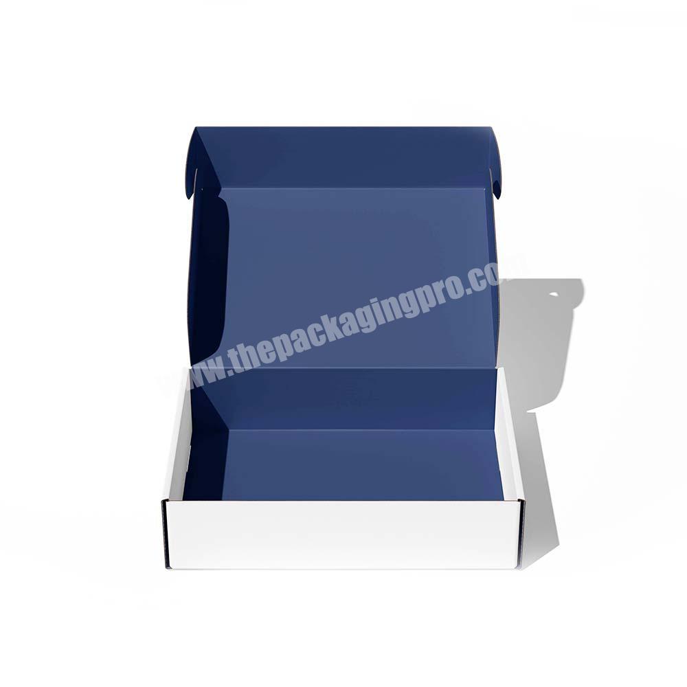 Custom Hot Sale Embossing Logo Eco Friendly Diecut Flat Pack Folding Book Shape Mailers Box