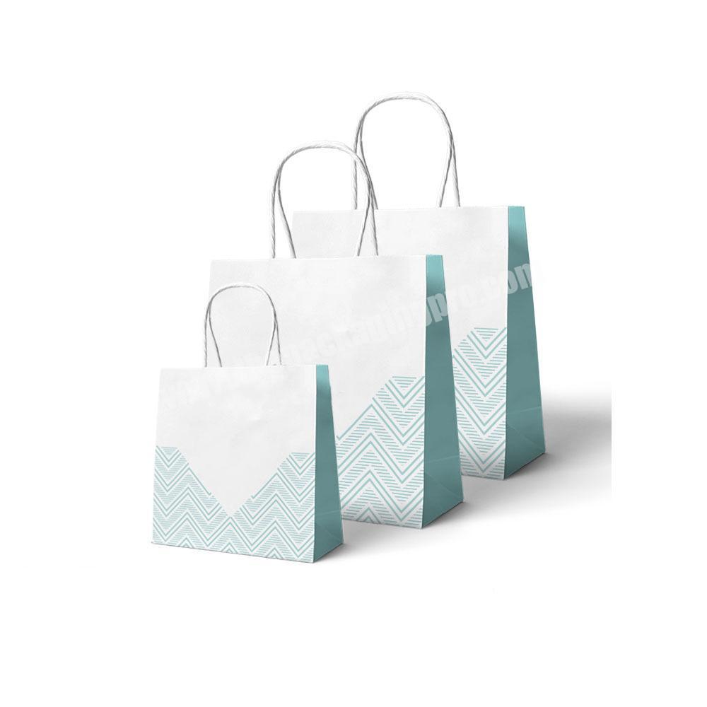 Custom Logo Luxury Black Gift Shopping bags Cardboard Paper Bags With Handles