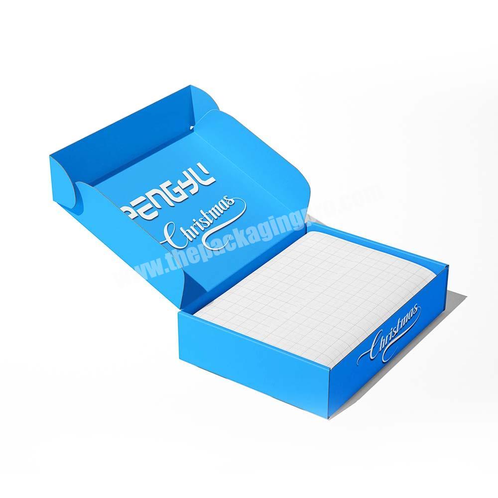 Custom Logo Packaging Folding Box Packaging Paper Shipping Box Printed Mailing Box