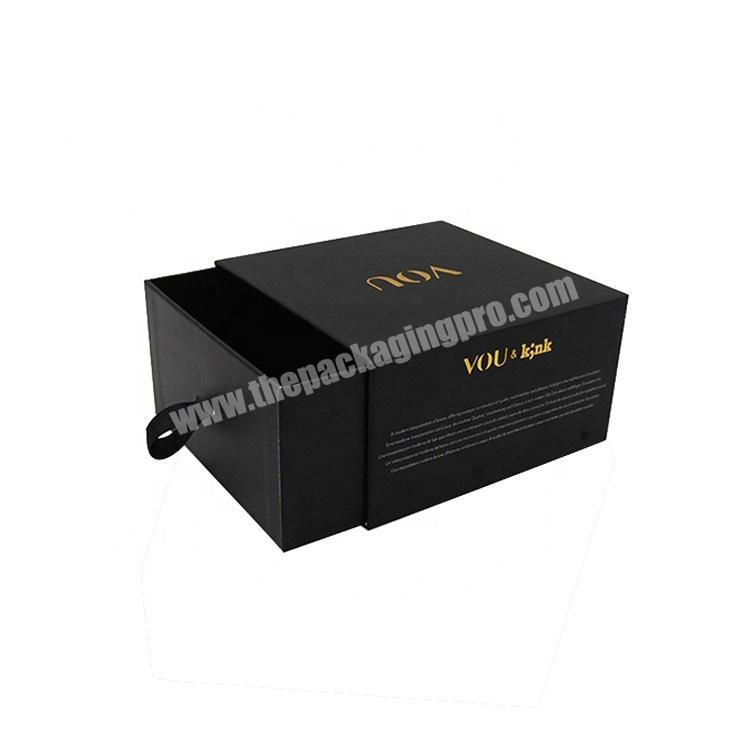 Custom Logo Printed Paper Drawer Box and Kraft Box for Gift Packaging factory