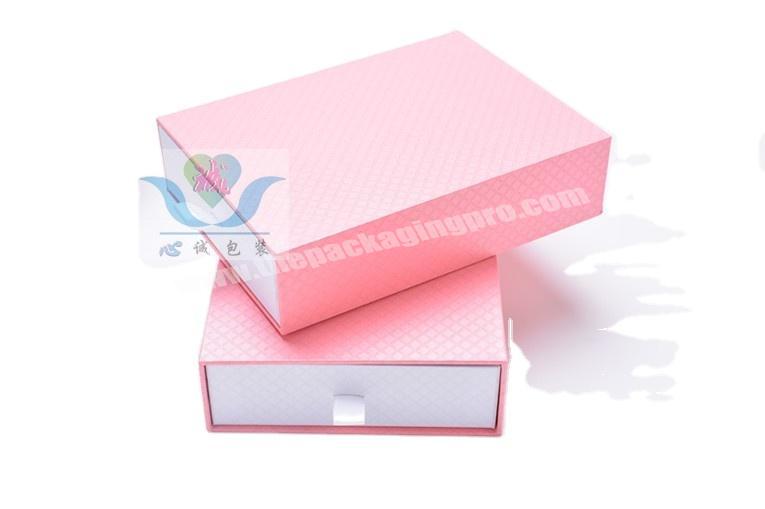 Custom Logo Printed Paper Drawer Box and Kraft Box for Gift Packaging manufacturer