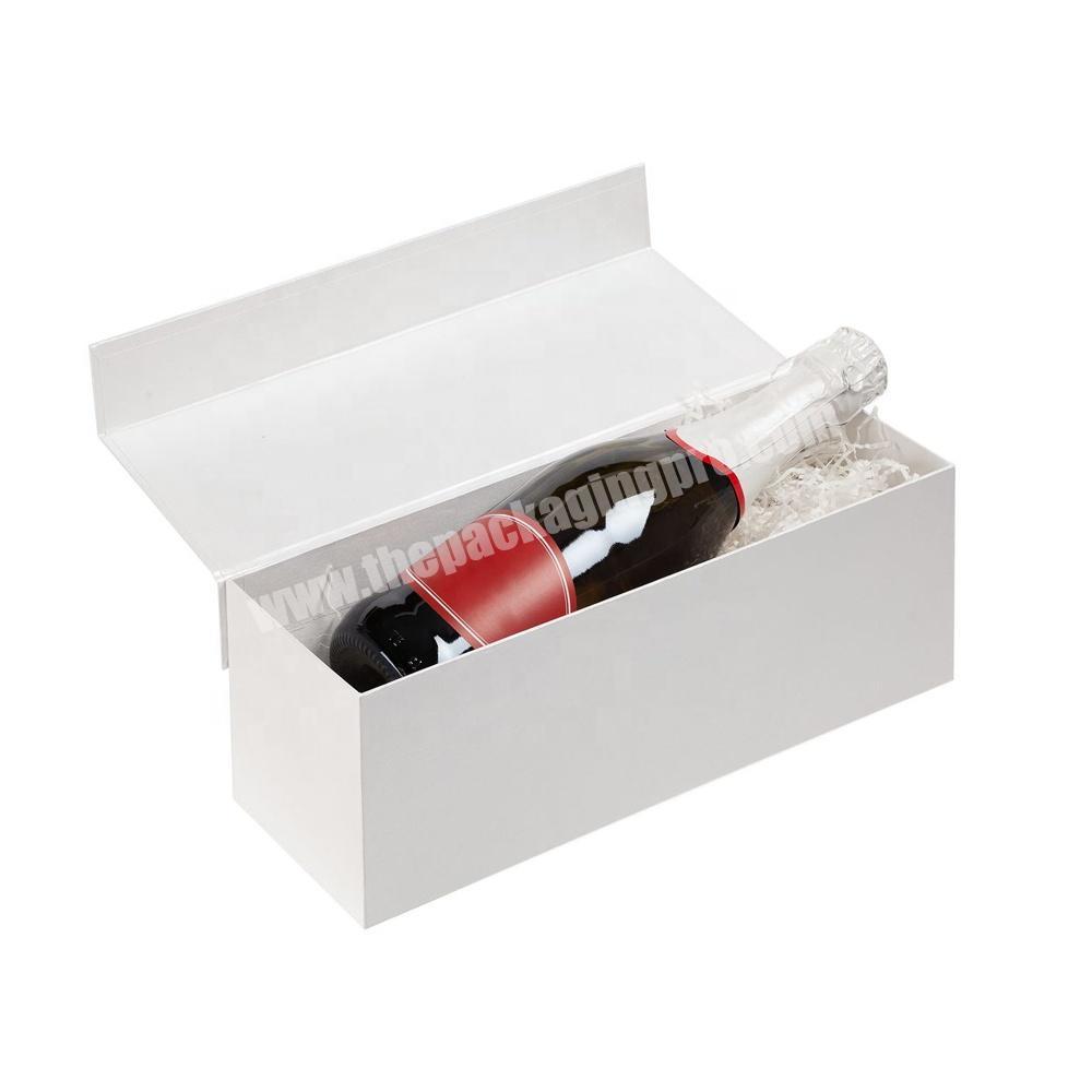Custom Luxury Cardboard Caja Para Vinos Magnetic Bottle Packaging Whiskey Champagne Wine Gift Box