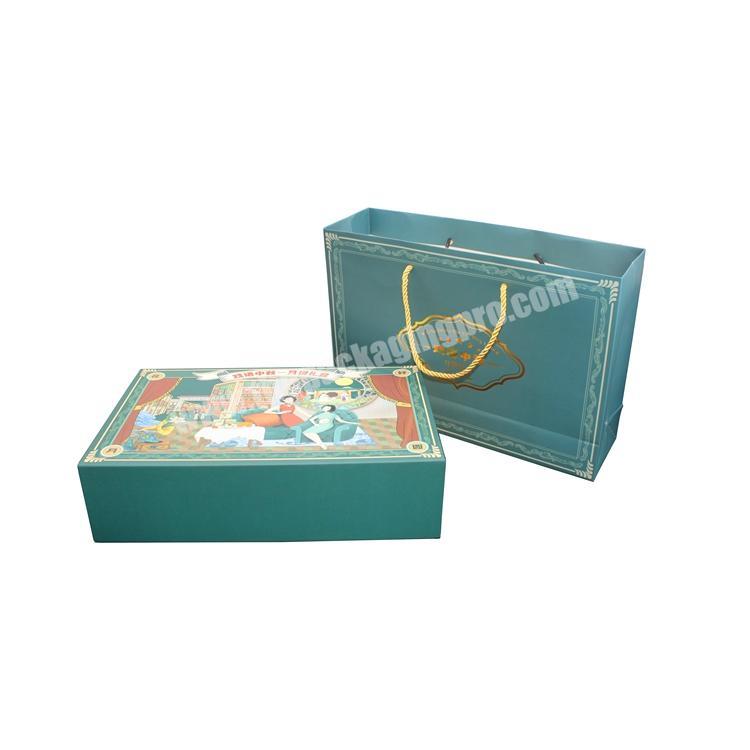 Custom Luxury Festival Design Takeaway Mooncake Gift Box