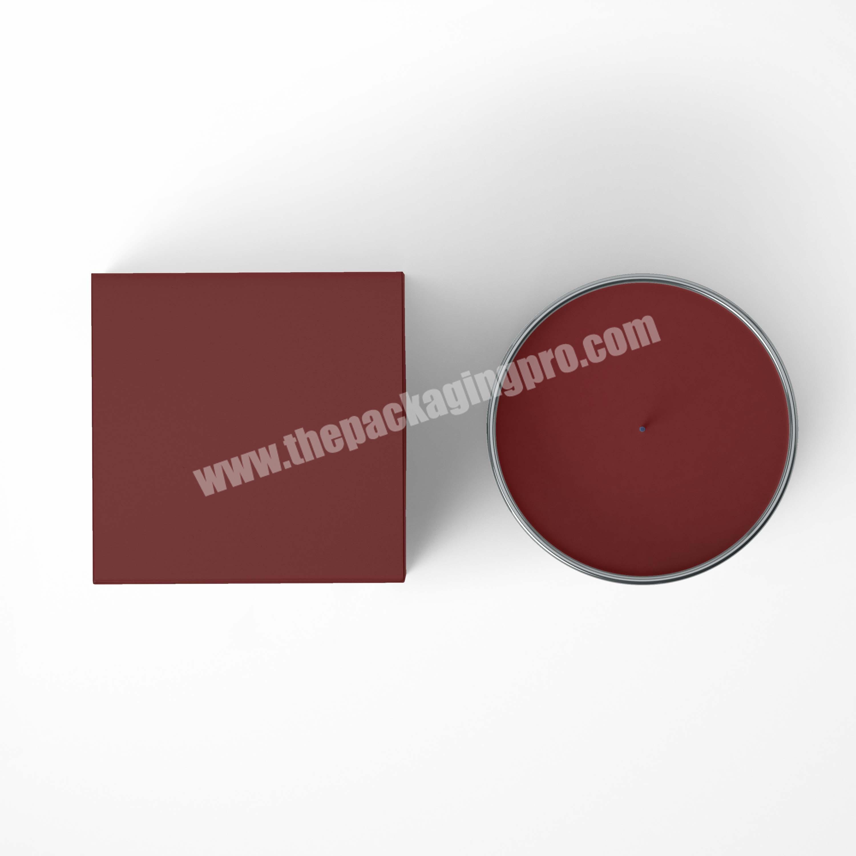 Custom Luxury red Candle Gift Boxes Paper Box With Custom Logo Custom Luxury Candle Box