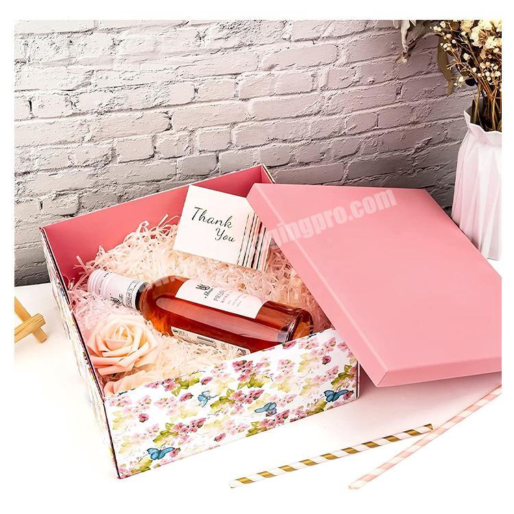 Custom Pink Print Baby Shower Candy Box Wedding Gifts For Guests Box
