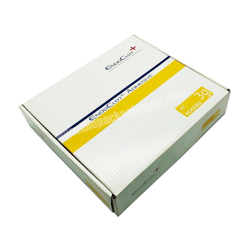 Custom Print Full Colors  Cardboard Corrugated Carton Box for Medication