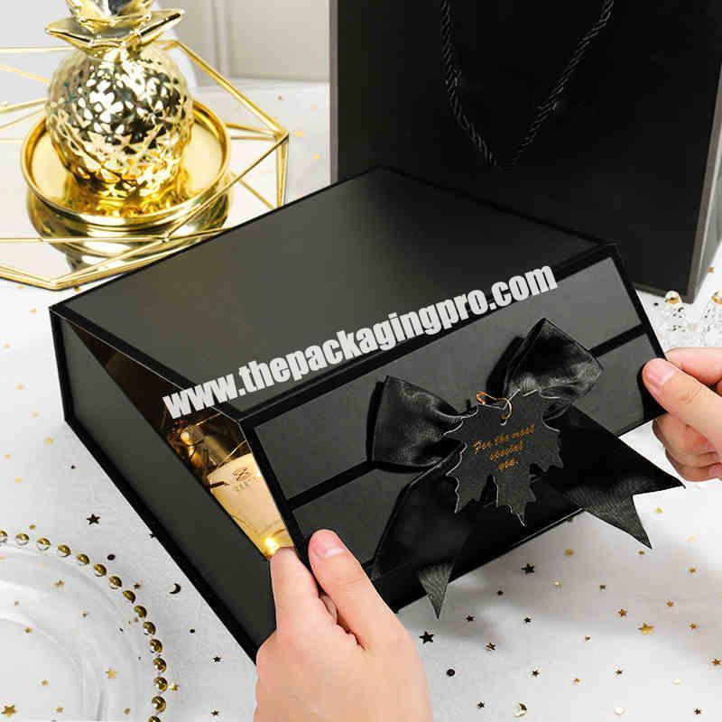 Factory hot sale luxury gift boxes premium boxes with ribbon fashion Birthday Christmas gift box