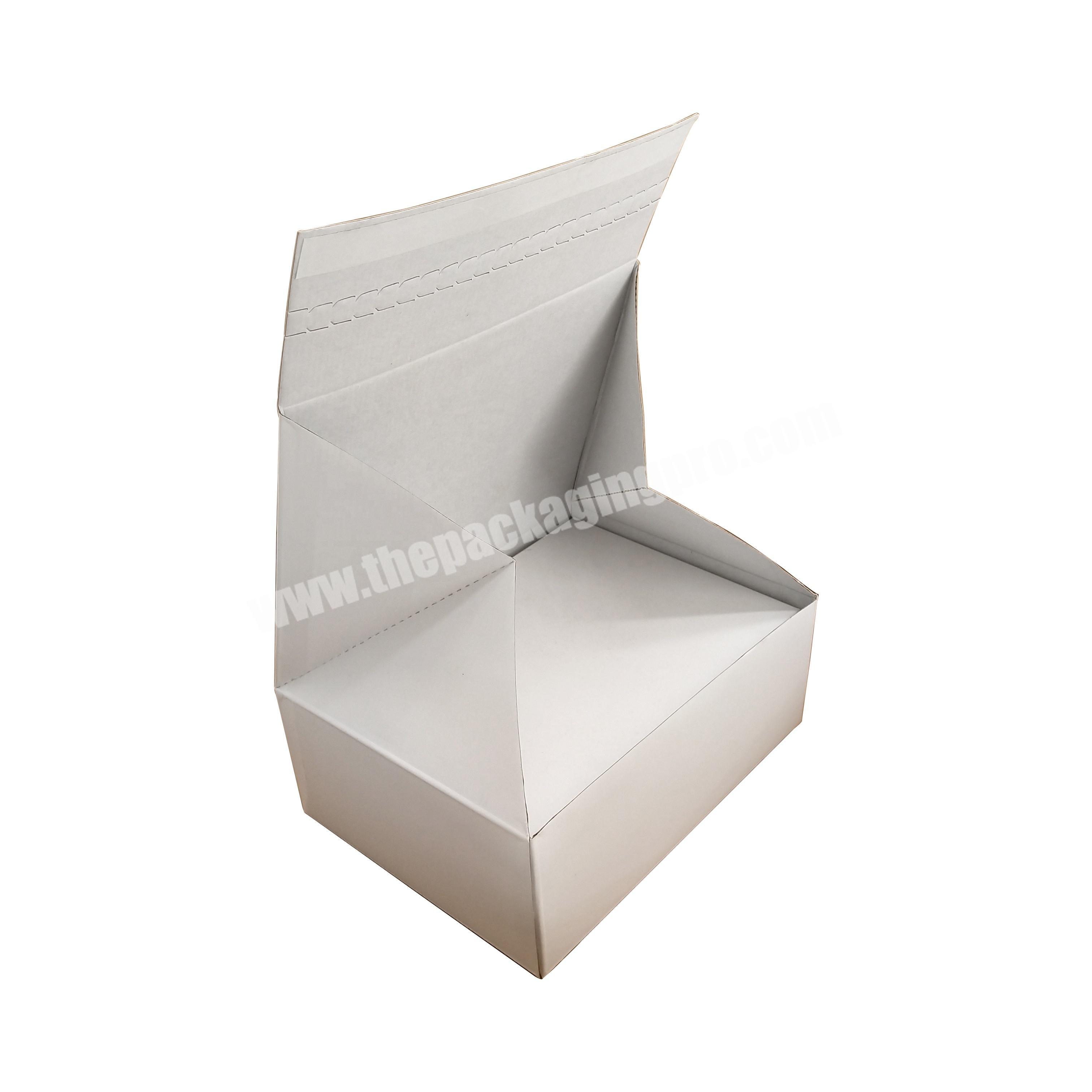 Custom color logo printing folding shipping packaging box custom mailer box