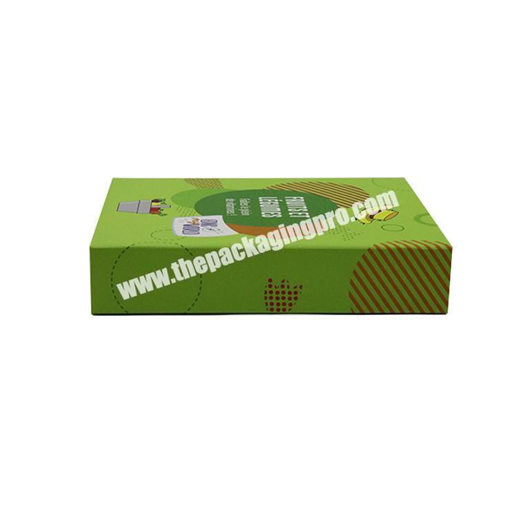Customized logo rigid collapsible gift box with magnetic lid eco paperboard packaging boxes