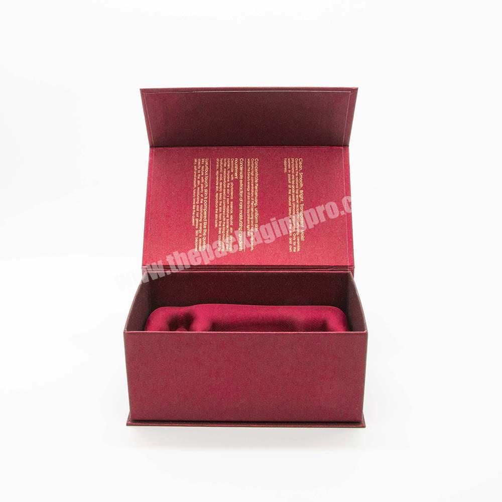 Custom folding books shape paper box packaging luxury magnet closure gift box