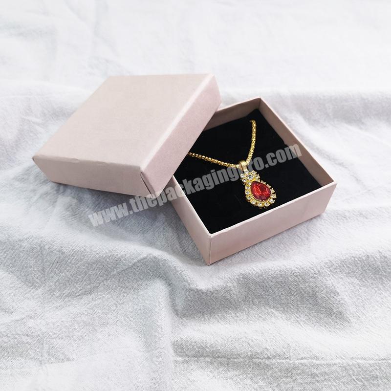 High end quality custom jewelry packaging gift box velvet pouch with your design