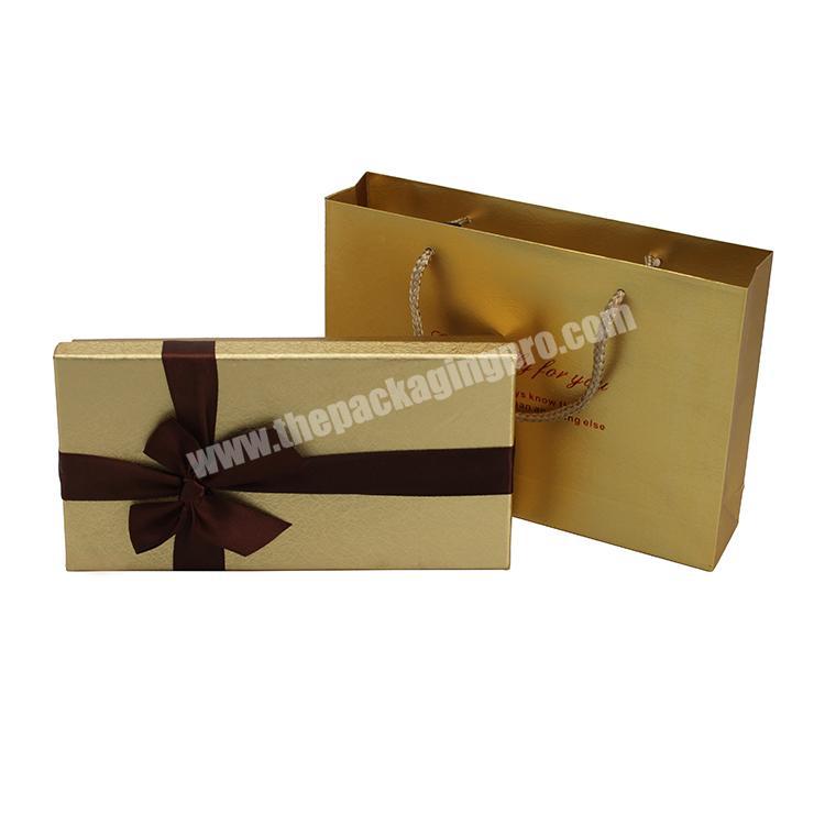 Custom logo print wedding favors gift paper packaging gift box
