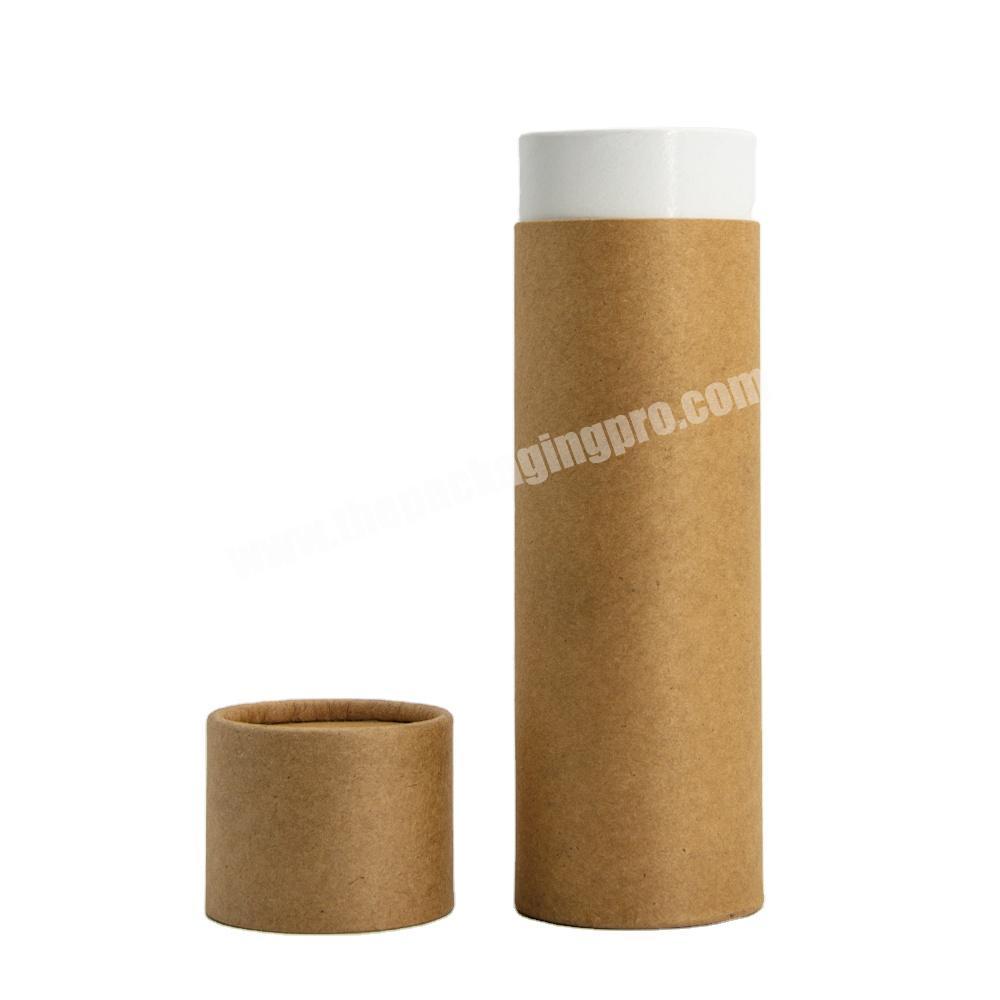 Customized Color Printing Cylinder Kraft Paper Box Custom Logo Paper Packaging Boxes