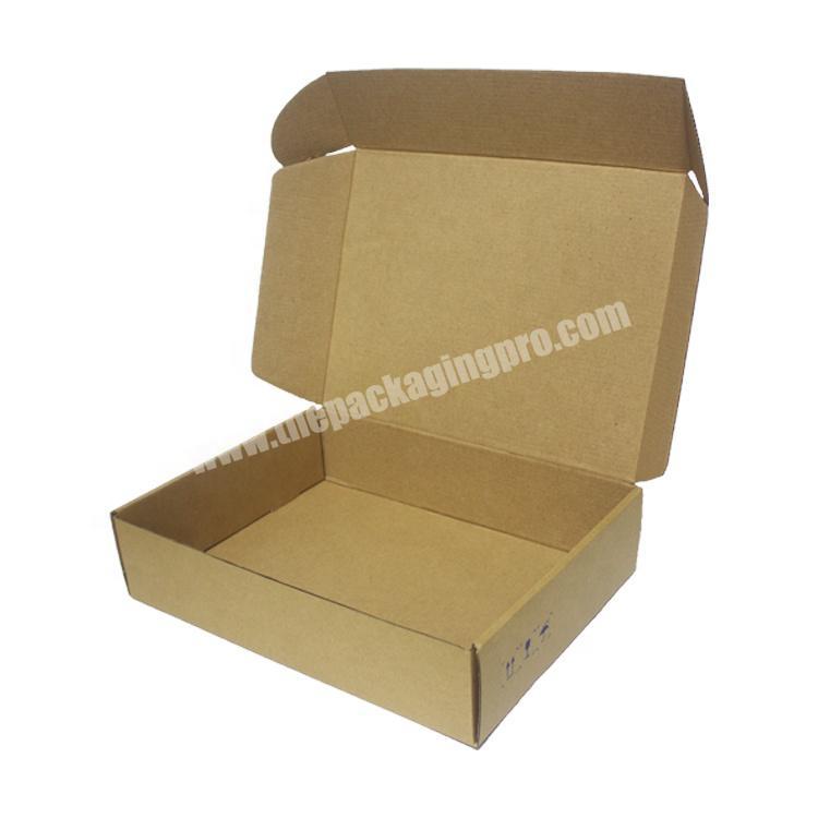 Customized Foldable Eco-Friendly Craft Paper Box Brown Corrugated Cardboard Boxes for Shipping