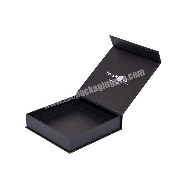 custom Decorative Packaging Box Customized Logo Luxury Magnetic Folding Cardboard Groom Asking Wedding Gift Black Gift Box 