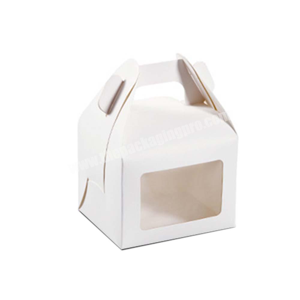 Disposable takeaway cake boxes in bulk with window food box with window custom cake boxes with logo and windows