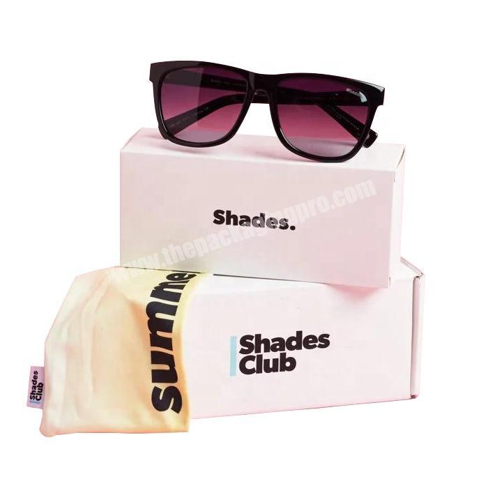 Eco Friendly Custom Printed Mailing Box Packaging Sunglasses Paper Box Eyewear Packaging Box