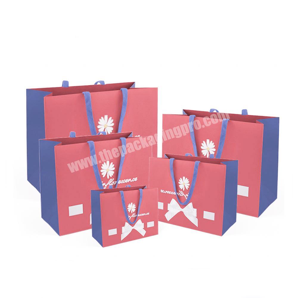Eco Friendly Custom Printed With Your Own Design Luxury Gifts Clothe Paper Bags