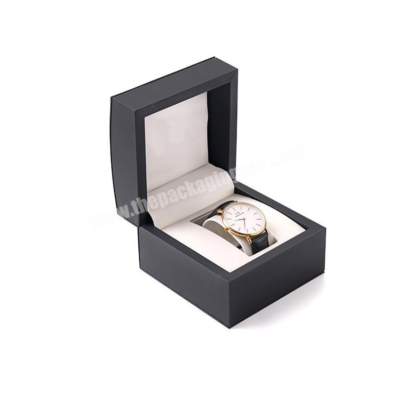 Factory Luxury Watch Packaging Single Wooden Watch Boxes Cases With Lid