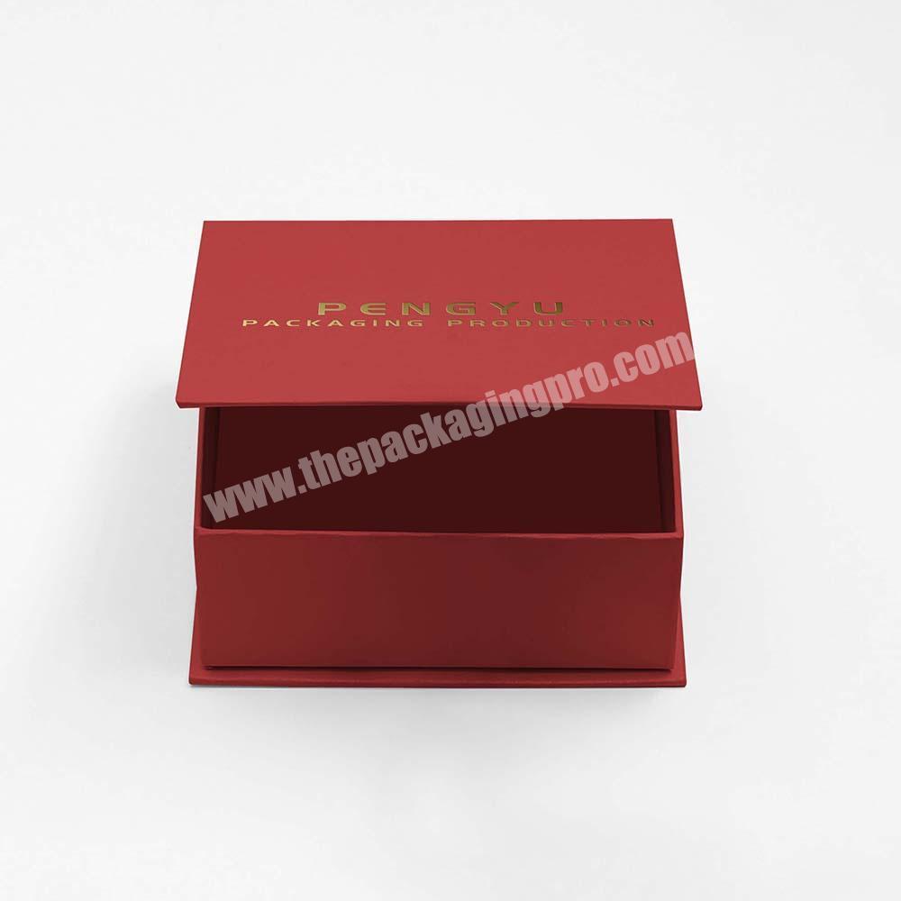 Factory cheap red small boxs for wallets size britbox Scatola per gioielli