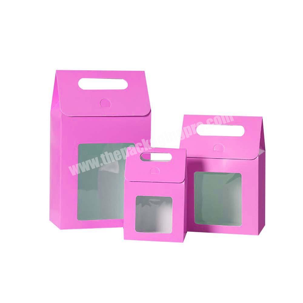 Foldable Packing Kraft Corrugated Boxes Packaging Socks Package Box With Window