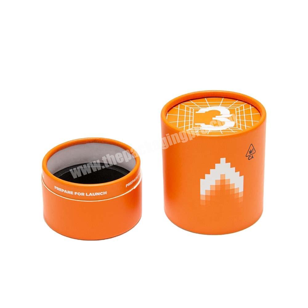 Food grade cylinder round cardboard box coffee tea gift box paper tubes tea bag packaging box