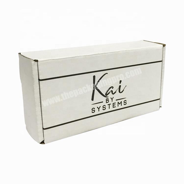 Guangzhou Wholesale Factory Price Custom Corrugated Paper Box White Recycled Colored shipping cloth boxes with logo
