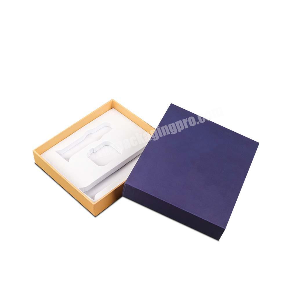 High Quality Digital Products Lid And Base Box Package Gift Box Thick Kraft Paper Box With Eva Foam Insert