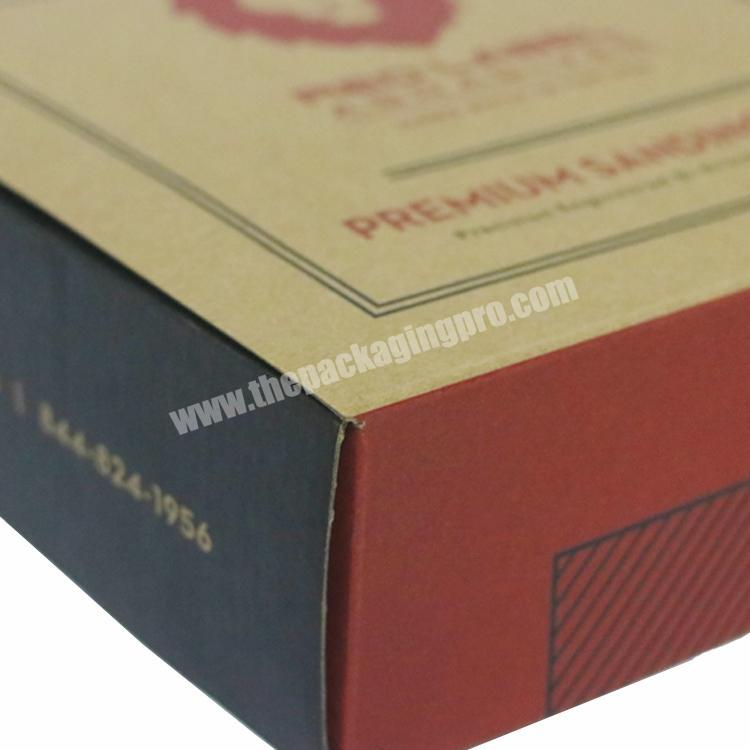 High Quality Durable Wholesale E Flute Corrugated Cosmetic Shipping Box , Bottle Glass Mailer Box