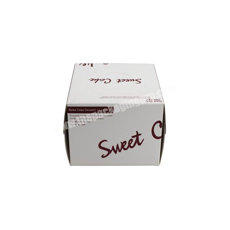 High Quality, Simple And Beautiful Box For Cake Packaging