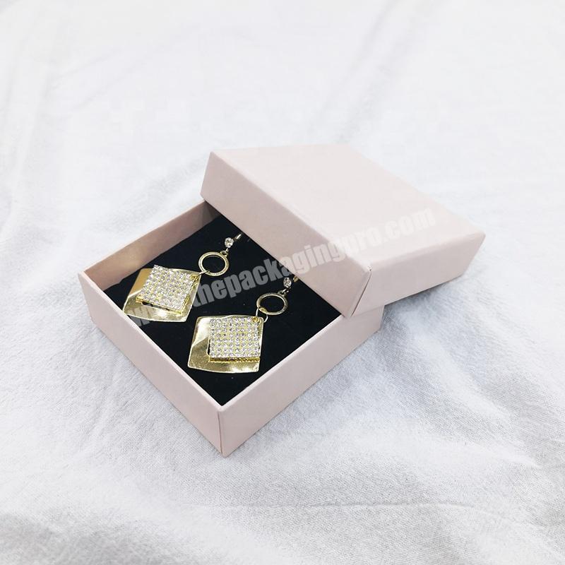 High end quality custom jewelry packaging gift box velvet pouch with your design factory