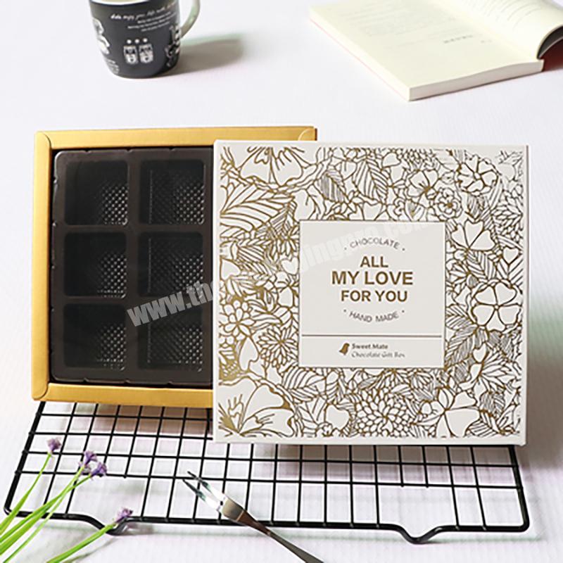 High quality custom square chocolate box packaging wholesaler