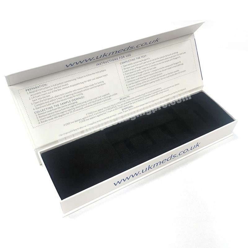 Cardboard Box for Medical Device Packaging with Foam insert or plastic blister tray