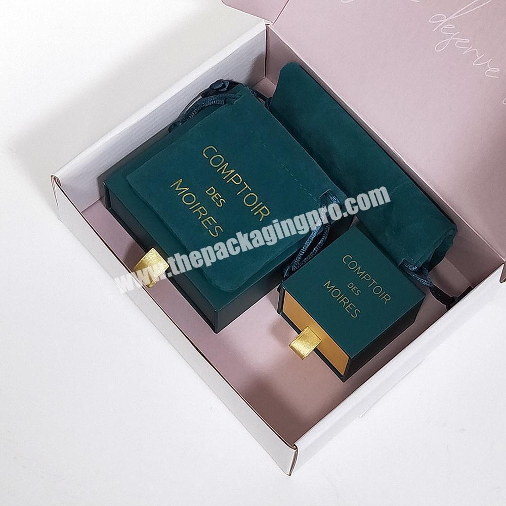 Custom Logo Small Jewelry Mailing Box For Jewellery Shipping