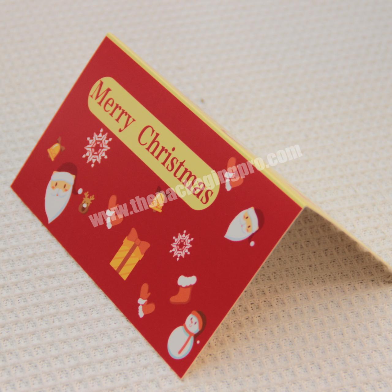 KINSUN Fashion Customized Reliable Quality greeting card Christmas greeting card thank you cards