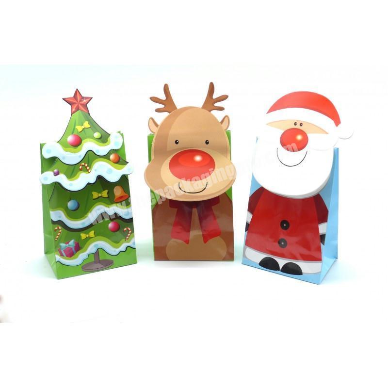 KINSUN Wholesale  Luxury Custom Candy Storage Decorative Tree Shaped Paper Cardboard Packaging Christmas Gift Box