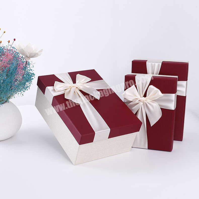 KinSun Customization perfume gift box Empty rectangular gift box birthday creative scarf lipstick packaging box