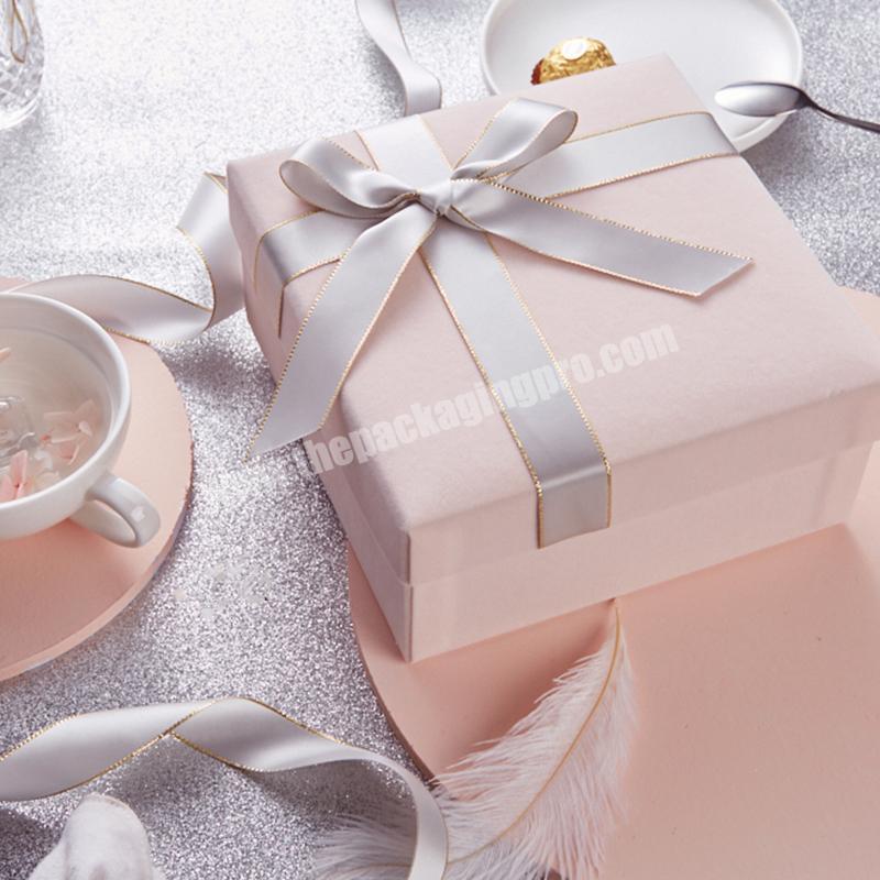 KinSun Customized empty wedding candy box Wholesale birthday gift box small Wedding gift box