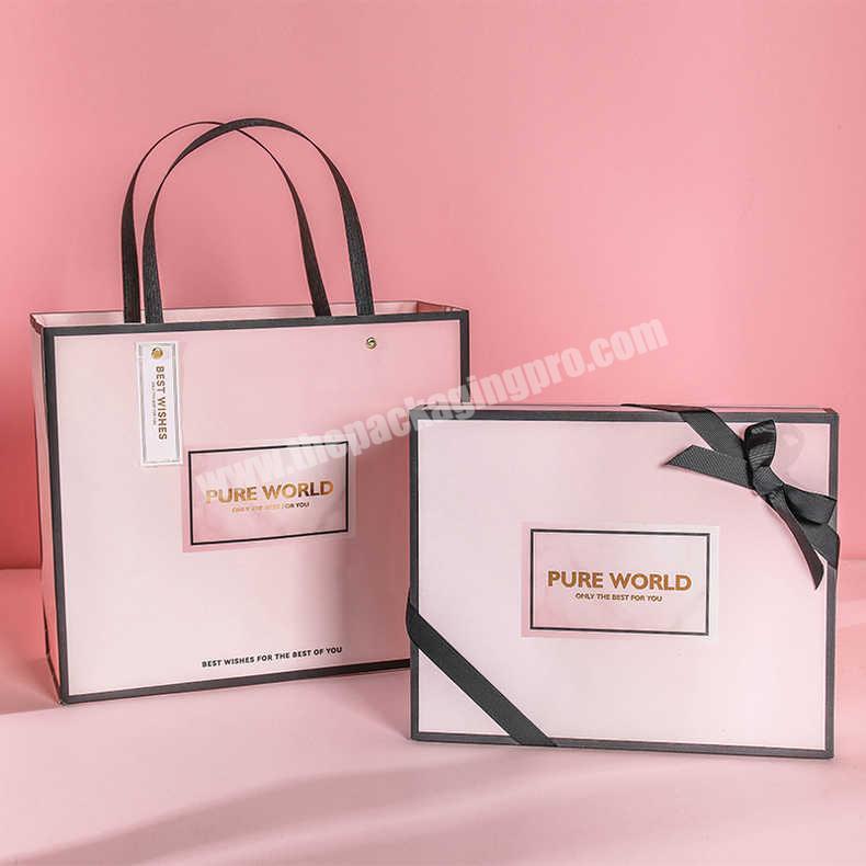 KinSun Customized pink gift box Large gift packaging box Empty lipstick gift box