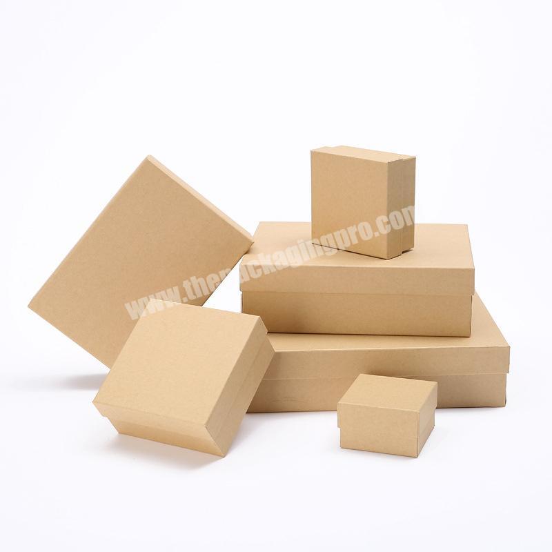 KinSun Kraft paper packaging box customized rectangular gift box customized cardboard box